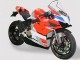 Erschwingliche Ducati Panigale V4 V4S Motorrad Verkleidung 2020-2021 - Weiss Blau Rot Glanzendes Schwarz