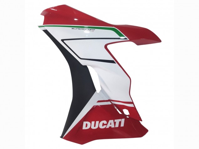 Erschwingliche Ducati Supersport 939/939S Motorrad Verkleidung 2017-2022 - Weiss Rot Schwarz Grun