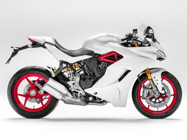 Erschwingliche Ducati Supersport 939/939S Motorrad Verkleidung 2017-2022 - Weiss