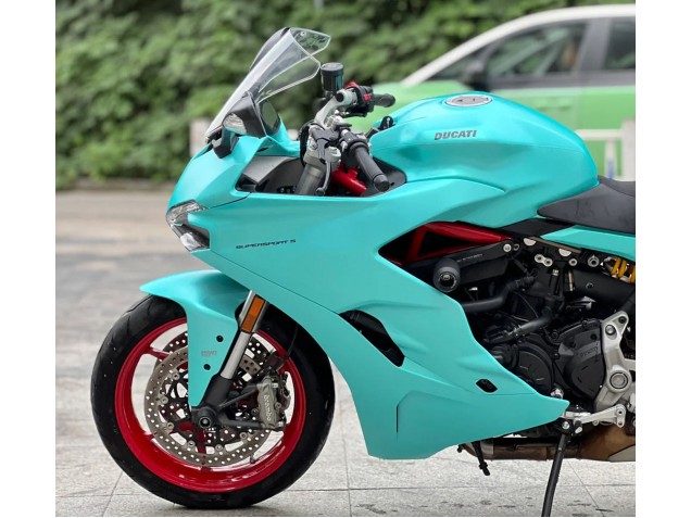 Erschwingliche Ducati Supersport 939/939S Motorrad Verkleidung 2017-2022 - Hellblau
