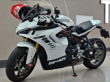 Erschwingliche Ducati 2021-2024 Ducati Supersport 950/950S Motorrad Verkleidung 2021-2024 - Weiss Schwarz