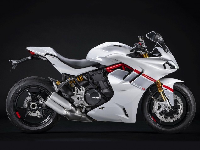 Erschwingliche Ducati 2021-2024 Ducati Supersport 950/950S Motorrad Verkleidung 2021-2024 - Weiss Silber Rot