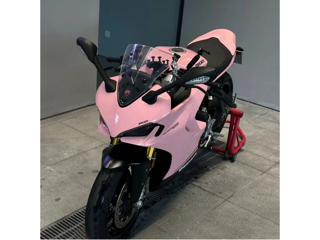 Erschwingliche Ducati 2021-2024 Ducati Supersport 950/950S Motorrad Verkleidung 2021-2024 - Rosa Schwarz