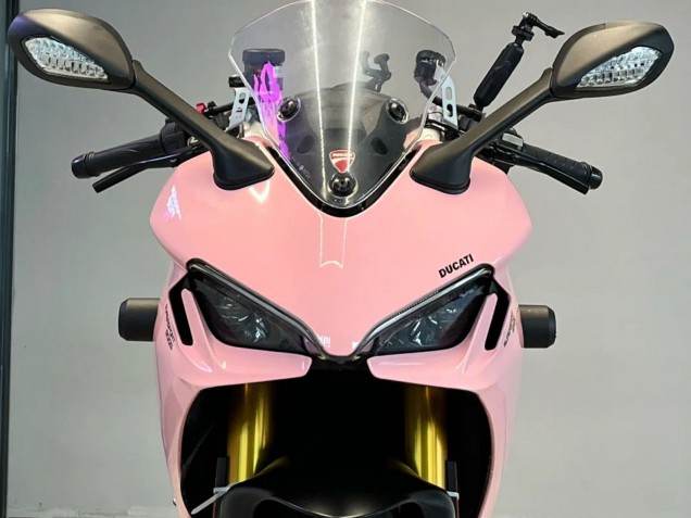 Erschwingliche Ducati 2021-2024 Ducati Supersport 950/950S Motorrad Verkleidung 2021-2024 - Rosa Schwarz