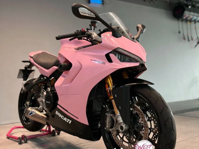 Erschwingliche Ducati 2021-2024 Ducati Supersport 950/950S Motorrad Verkleidung 2021-2024 - Rosa Schwarz