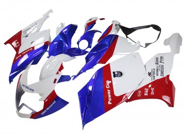 Erschwingliche BMW K1200S Abs Verkleidungen 2005-2010 - Weiss Rot Blau
