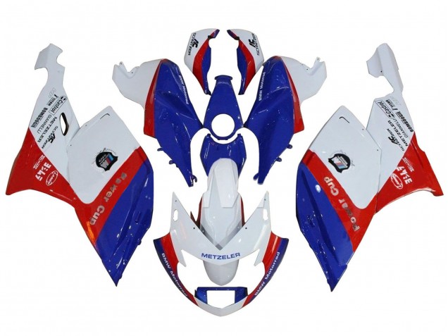 Erschwingliche BMW K1200S Abs Verkleidungen 2005-2010 - Weiss Rot Blau