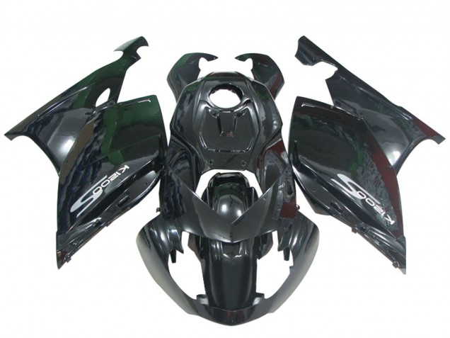 Erschwingliche BMW K1200S Motorrad Verkleidung 2005-2010 - Glanzendes Schwarz