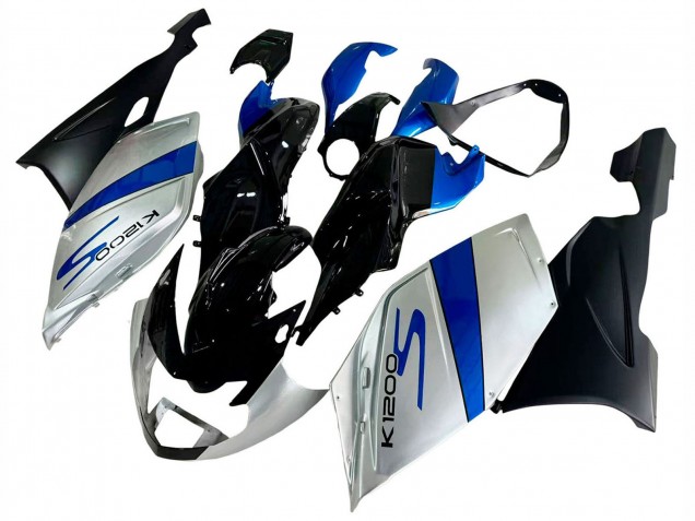 Erschwingliche BMW K1200S Motorrad Verkleidung 2005-2010 - Silber Blau Schwarz