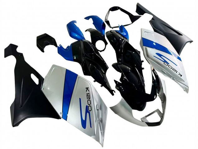 Erschwingliche BMW K1200S Motorrad Verkleidung 2005-2010 - Silber Blau Schwarz