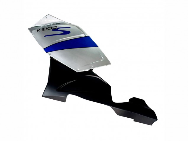Erschwingliche BMW K1200S Motorrad Verkleidung 2005-2010 - Silber Blau Schwarz