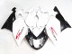 Erschwingliche BMW K1200S Motorrad Verkleidung 2005-2010 - Weiss Glanzendes Schwarz
