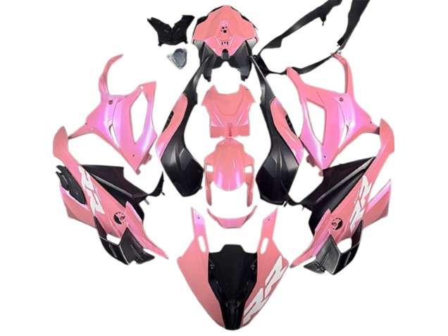 Erschwingliche BMW S1000RR Motorrad Verkleidung 2023-2024 - Rosa Schwarz