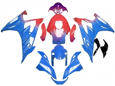 Erschwingliche BMW S1000RR Motorrad Verkleidung 2023-2024 - Gradient Blau Rot