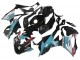 Erschwingliche BMW S1000RR Motorrad Verkleidung 2023-2024 - Hellblau Matt Schwarz Petronas