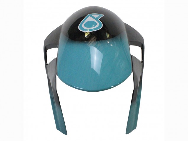 Erschwingliche BMW S1000RR Motorrad Verkleidung 2023-2024 - Hellblau Matt Schwarz Petronas