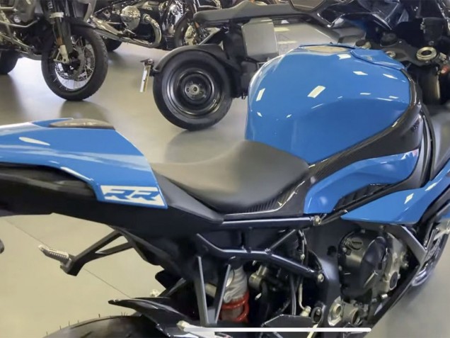 Erschwingliche BMW S1000RR Motorrad Verkleidung 2023-2024 - Blau Schwarz
