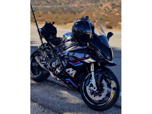 Erschwingliche BMW S1000RR Motorrad Verkleidung 2023-2024 - Schwarz Blau Rot