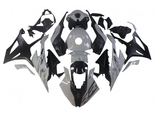 Erschwingliche BMW S1000RR Motorrad Verkleidung 2023-2024 - Nardo Grau Matt Schwarz