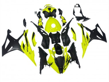 Erschwingliche BMW S1000RR Motorrad Verkleidung 2023-2024 - Gelb Schwarz
