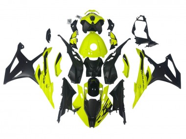 Erschwingliche BMW S1000RR Motorrad Verkleidung 2023-2024 - Gelb Schwarz