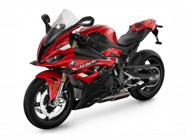 Erschwingliche BMW S1000RR Motorrad Verkleidung 2023-2024 - Rot Matt Schwarz