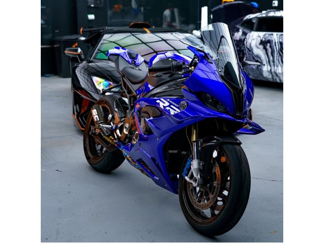 Erschwingliche BMW S1000RR Motorrad Verkleidung 2023-2024 - Glanzendes Dunkel Blau