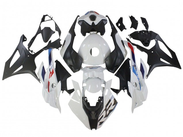 Erschwingliche BMW S1000RR Motorrad Verkleidung 2023-2024 - Weiss Blau Rot Matt Schwarz