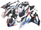 Erschwingliche BMW S1000RR Motorrad Verkleidung 2023-2024 - Weiss Blau Rot Matt Schwarz