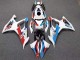 Erschwingliche BMW S1000RR Motorrad Verkleidung 2019-2022 - Weiss Rot Blau