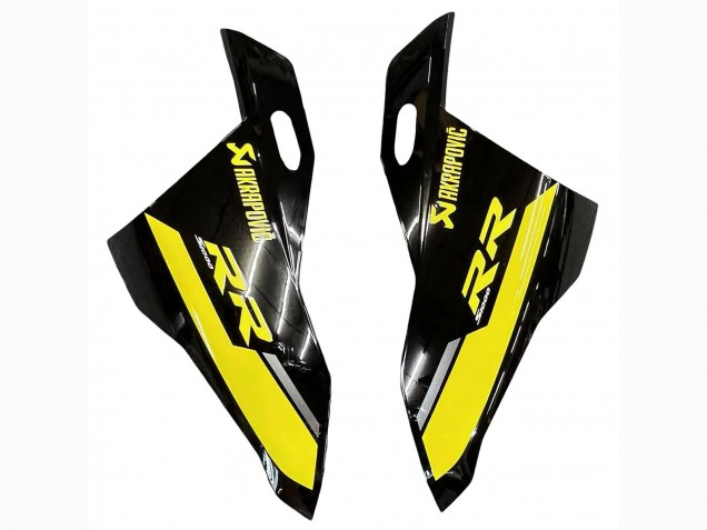 Erschwingliche BMW S1000RR Motorrad Verkleidung 2019-2022 - Glanzendes Schwarz Gelb