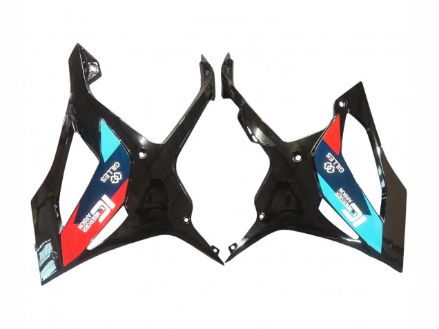 Erschwingliche BMW S1000RR Motorrad Verkleidung 2019-2022 - Schwarz Weiss Blau Rot