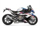 Erschwingliche BMW S1000RR Motorrad Verkleidung 2019-2022 - Blau Weiss Rot