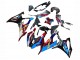 Erschwingliche BMW S1000RR Motorrad Verkleidung 2019-2022 - Weiss Blau Rot Schwarz