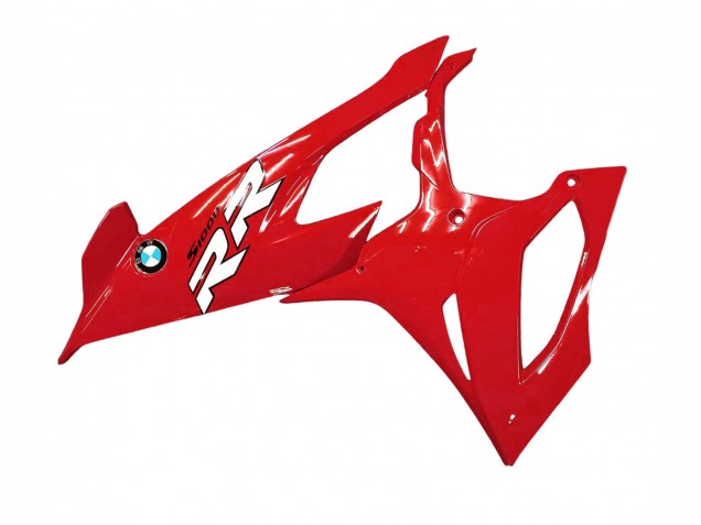 Erschwingliche BMW S1000RR Motorrad Verkleidung Kit 2019-2022 - Rot Schwarz