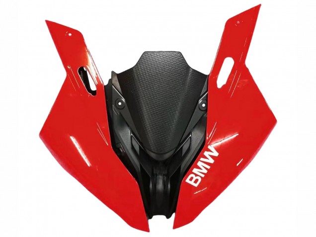 Erschwingliche BMW S1000RR Motorrad Verkleidung Kit 2019-2022 - Rot Schwarz