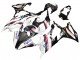 Erschwingliche BMW S1000RR Motorrad Verkleidung 2019-2022 - Weiss Schwarz Rosa Oxford