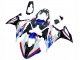 Erschwingliche BMW S1000RR Motorrad Verkleidung 2019-2022 - Weiss Blau Rot