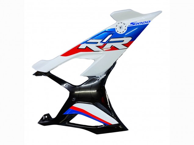 Erschwingliche BMW S1000RR Motorrad Verkleidung 2019-2022 - Weiss Blau Rot