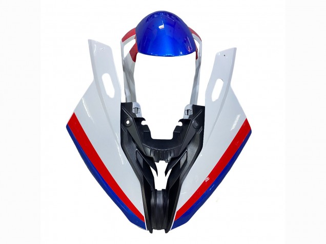 Erschwingliche BMW S1000RR Motorrad Verkleidung 2019-2022 - Weiss Blau Rot