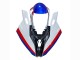 Erschwingliche BMW S1000RR Motorrad Verkleidung 2019-2022 - Weiss Blau Rot