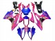 Erschwingliche BMW S1000RR Motorrad Verkleidung 2017-2018 - Rosa Blau Gelb Hai
