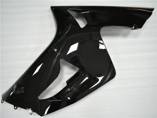 Erschwingliche Kawasaki ZX6R Motorrad Verkleidung 2003-2004 - Glanzendes Schwarz