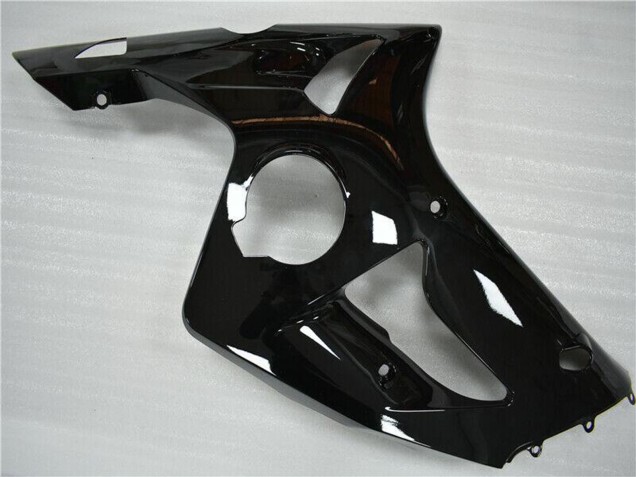 Erschwingliche Kawasaki ZX6R Motorrad Verkleidung 2003-2004 - Glanzendes Schwarz