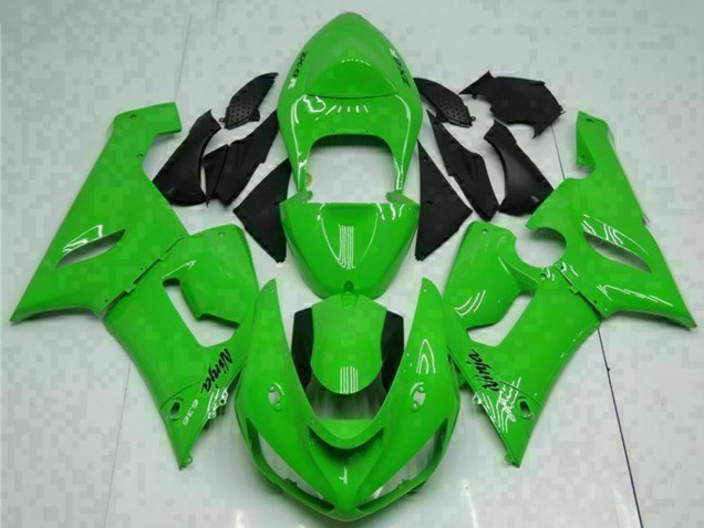 Erschwingliche Kawasaki ZX6R Motorrad Verkleidung 2005-2006 - Grun