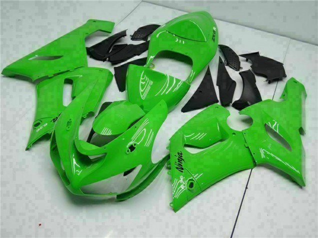 Erschwingliche Kawasaki ZX6R Motorrad Verkleidung 2005-2006 - Grun