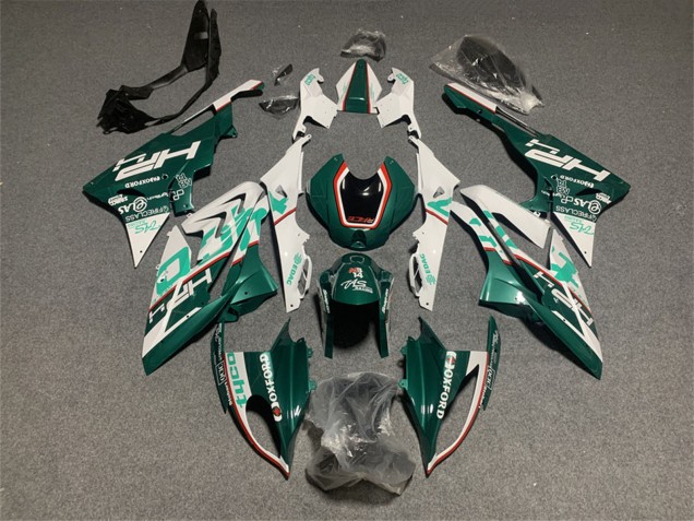 Erschwingliche BMW S1000RR Motorrad Verkleidung 2017-2018 - Weiss Grun