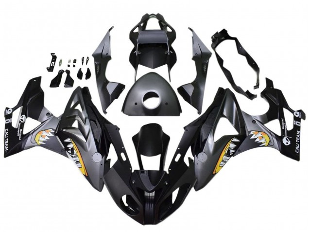 Erschwingliche BMW S1000RR Motorrad Verkleidung 2015-2016 - Matt Schwarz Hai