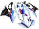 Erschwingliche BMW S1000RR Motorrad Verkleidung Kit 2015-2016 - Weiss Rot Blau Glanzendes Schwarz