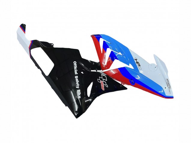 Erschwingliche BMW S1000RR Motorrad Verkleidung Kit 2015-2016 - Weiss Rot Blau Glanzendes Schwarz